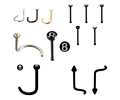 Titanium Nose Studs and Rings