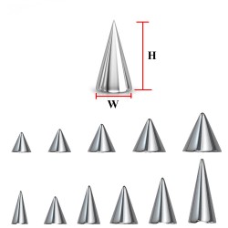 Titanium Spike Replacement Parts for Piercing - 2pcs Colored Spike Loose Part