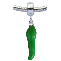 Charm Pepper Hand Painted with Enamel Colour - Fits All Pandora Bracelets