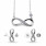 Infinity Earrings & Pendant