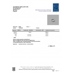 Surgical Steel 316L Solitaire Nosepin - AAA Quality Crystals - Quality tested by Sheffield Assay Office England