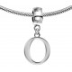 Silver Initials Charm for  Pandora and Troll Bracelet - Fits All Pandora Bracelets - Letters A to Z