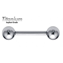 Titanium Straight Barbell Piercing