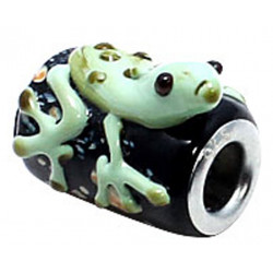 Murano Glass Frog Bead Charms - Fits Pandora & Troll Bracelets - Various Colours