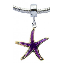 Starfish Charm Bead - Fits All Pandora Bracelet and Necklace